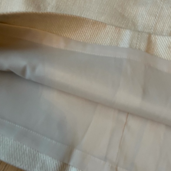 Ann Taylor Linen Blend Zip Front Panel Skirt - Picture 8 of 8